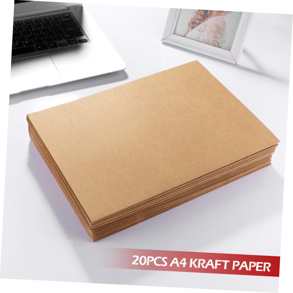 TOYANDONA 20stücke Kraftpapier-präsentationsmappe Verschleißfest Und Langlebig Zur Organisation Von Präsentationsdokumenten Und Büropapieren