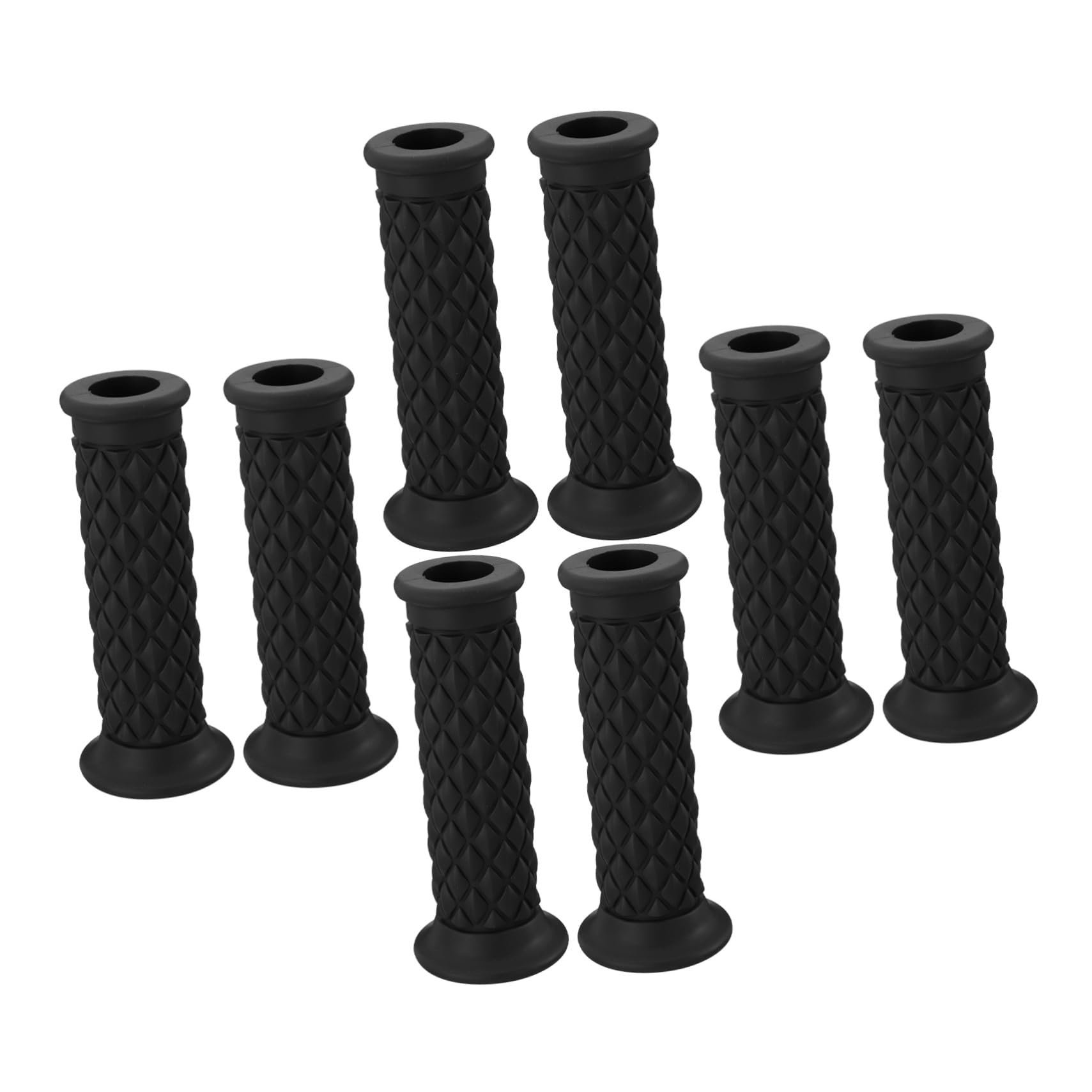4 Paires poignées universelles du guidon Grips de vélo de saleté accessoires de vélo de saleté poignée en caoutchouc Black