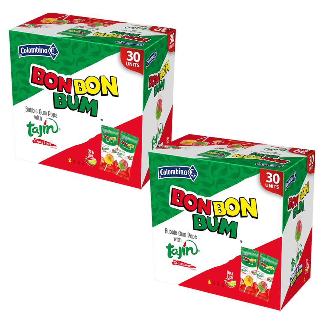 Amazon.com : Colombina Bon Bon Bum Tropical Passion Fruit