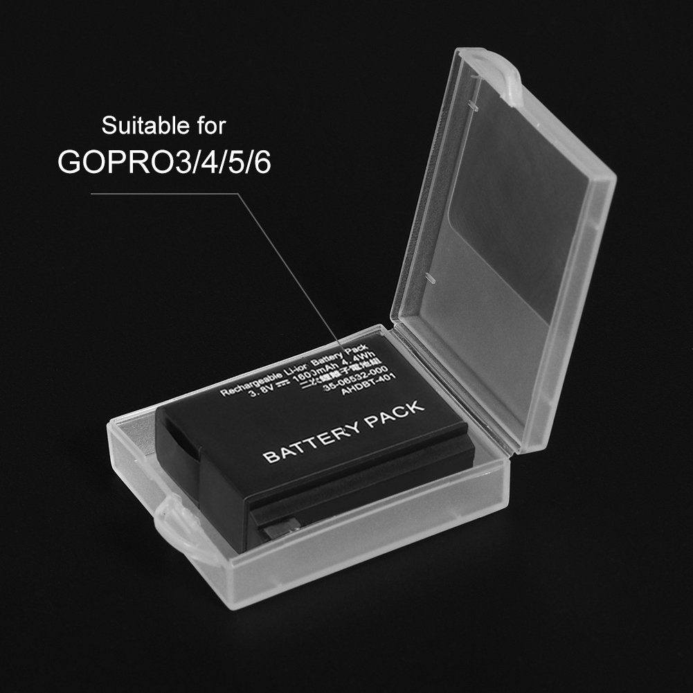 Boîte de rangement de protection de batterie pour Go Pro Hero 9 8 7 6 5