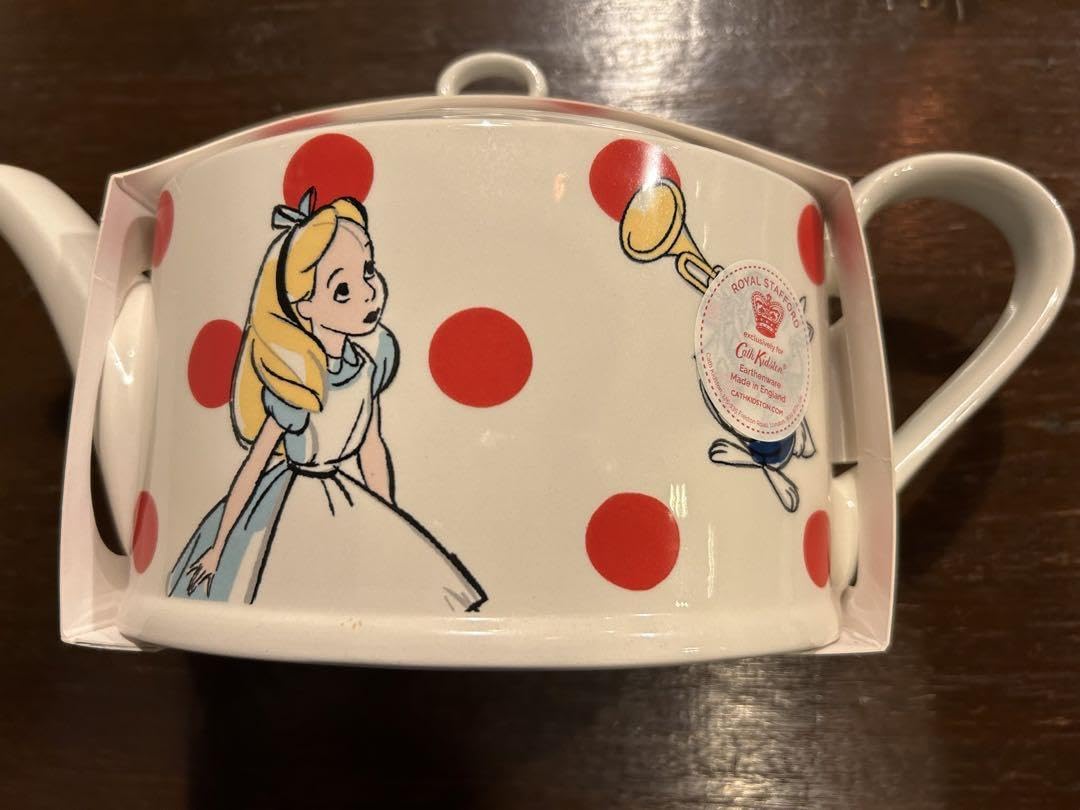 cathkidston キャスキッドソン　不思議の国のアリス　豆皿セット Amazon | キャスキッドソン ふしぎの国のアリス コラボ ティーポット