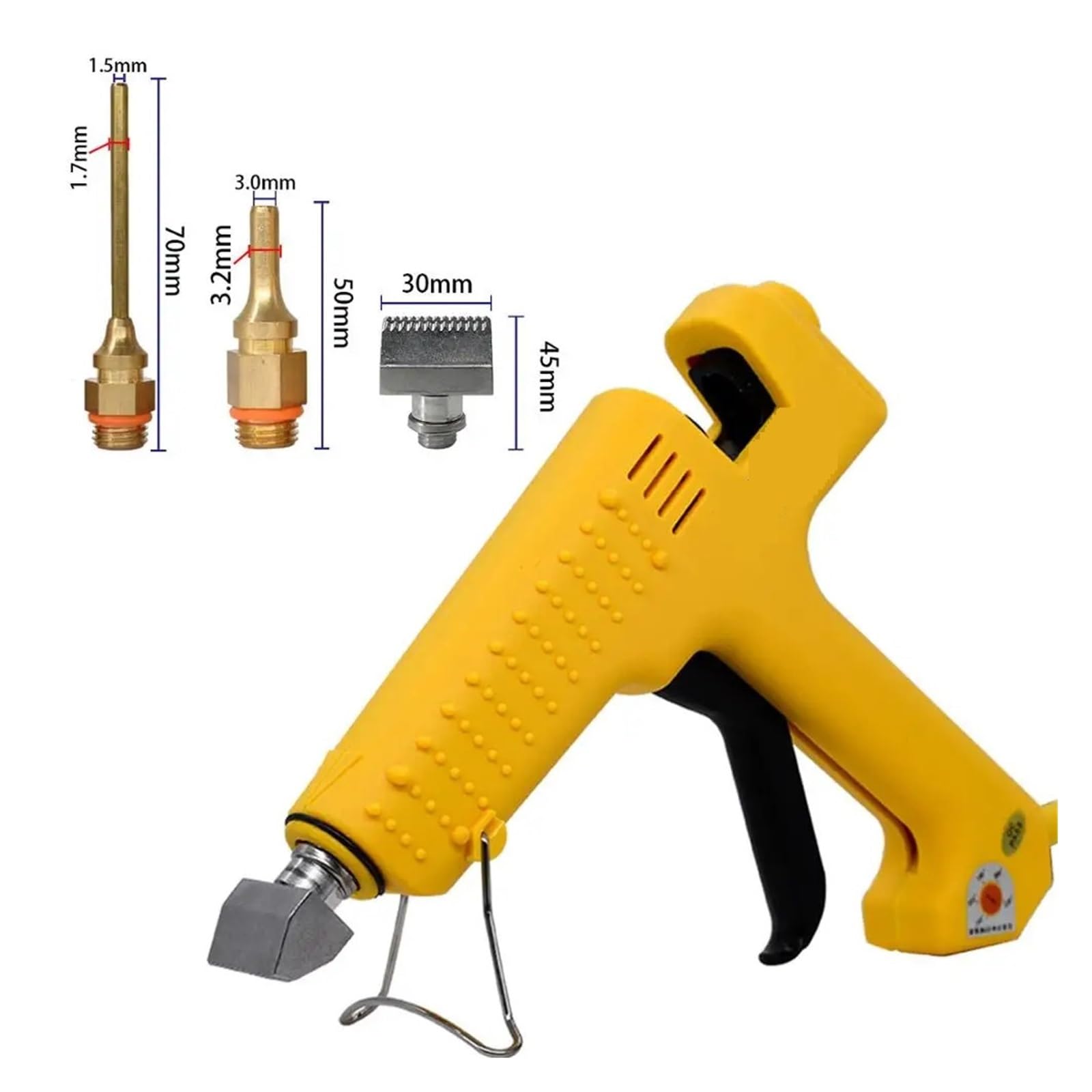 Pistola per colla a caldo per lavori artigianali, Aste ad alta potenza da 250 W for pistola for colla La temperatura di produzione commerciale professionale può essere regolata Strumento di e a caldo