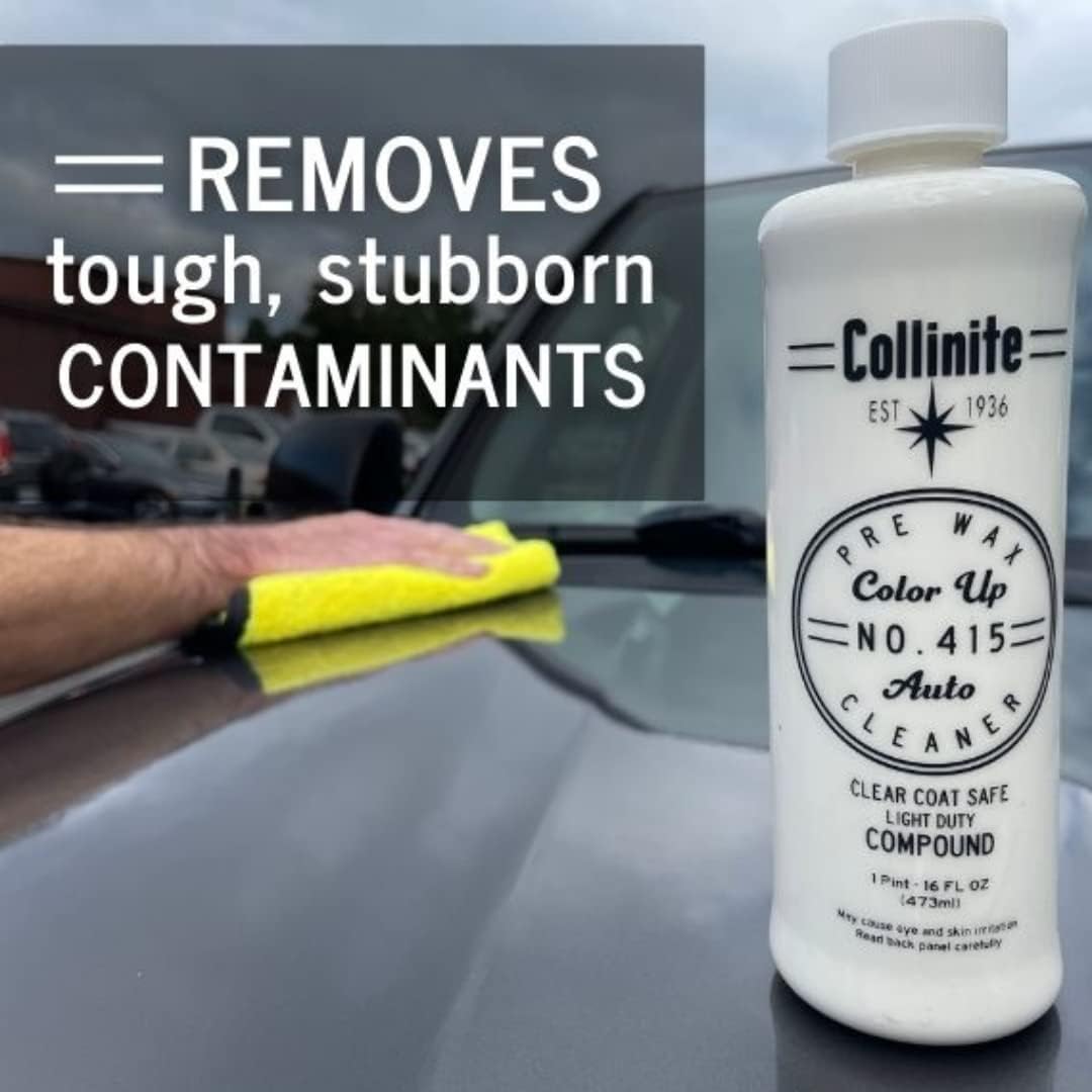 Collinite 415 Color Up Cleaner Compound-Stain/Oxidation Remover. Easy to Use Formula Restores Shine/Enhances Look. Preps Surface Fast for Wax Protection. For Cars, Trucks, RV’s, Fiberglass (16 fl oz) - Image 5