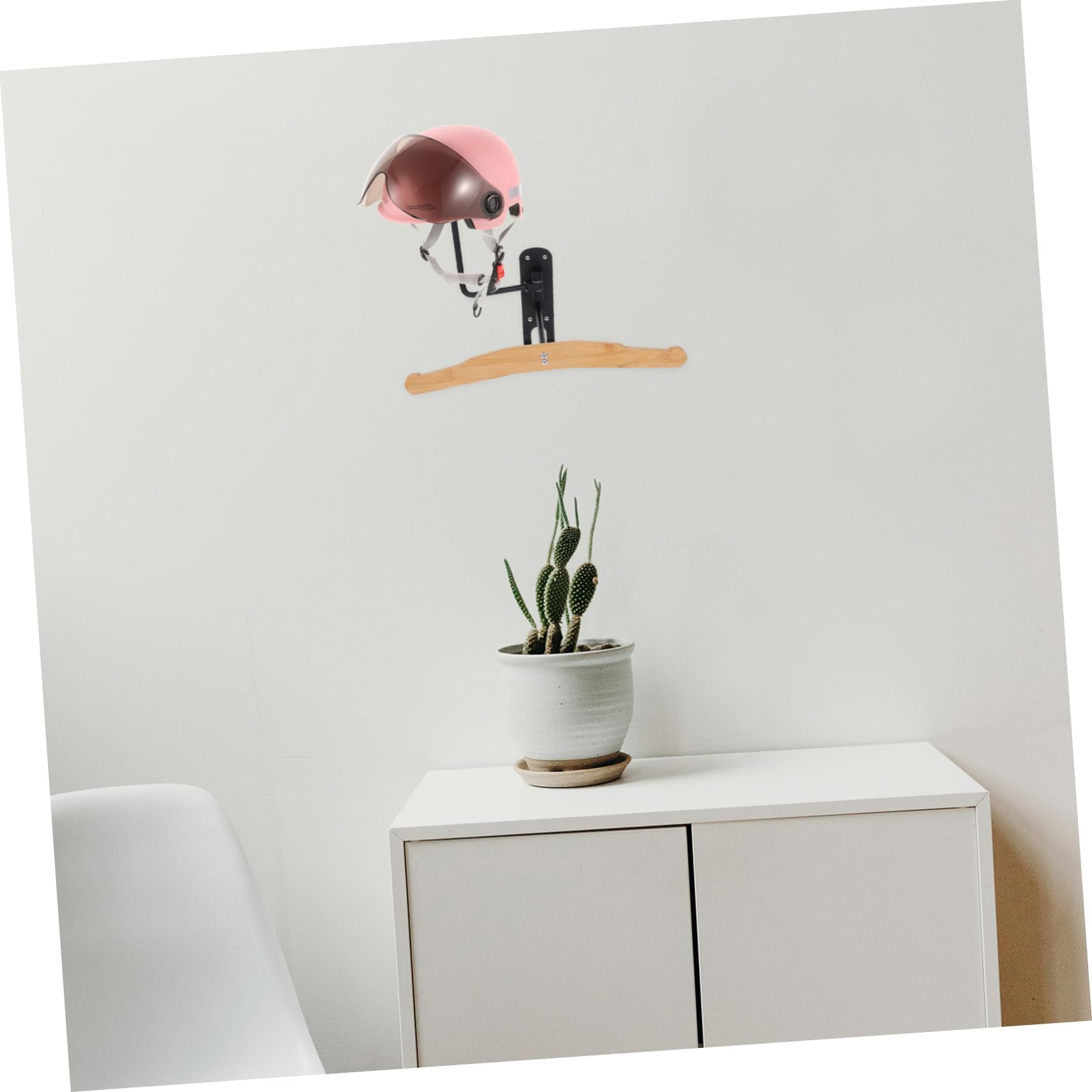 da Muro per Caschi da Rack Versatile per Caschi e Attrezzatura Design Moderno e Resistente Ottimizza Spazi Limitati