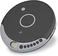 Vista 2 de GPX Portable Personal CD Player and MP3 Player with Anti Skip Protection and Stereo Earbuds, Black Gray PC807BMP3U