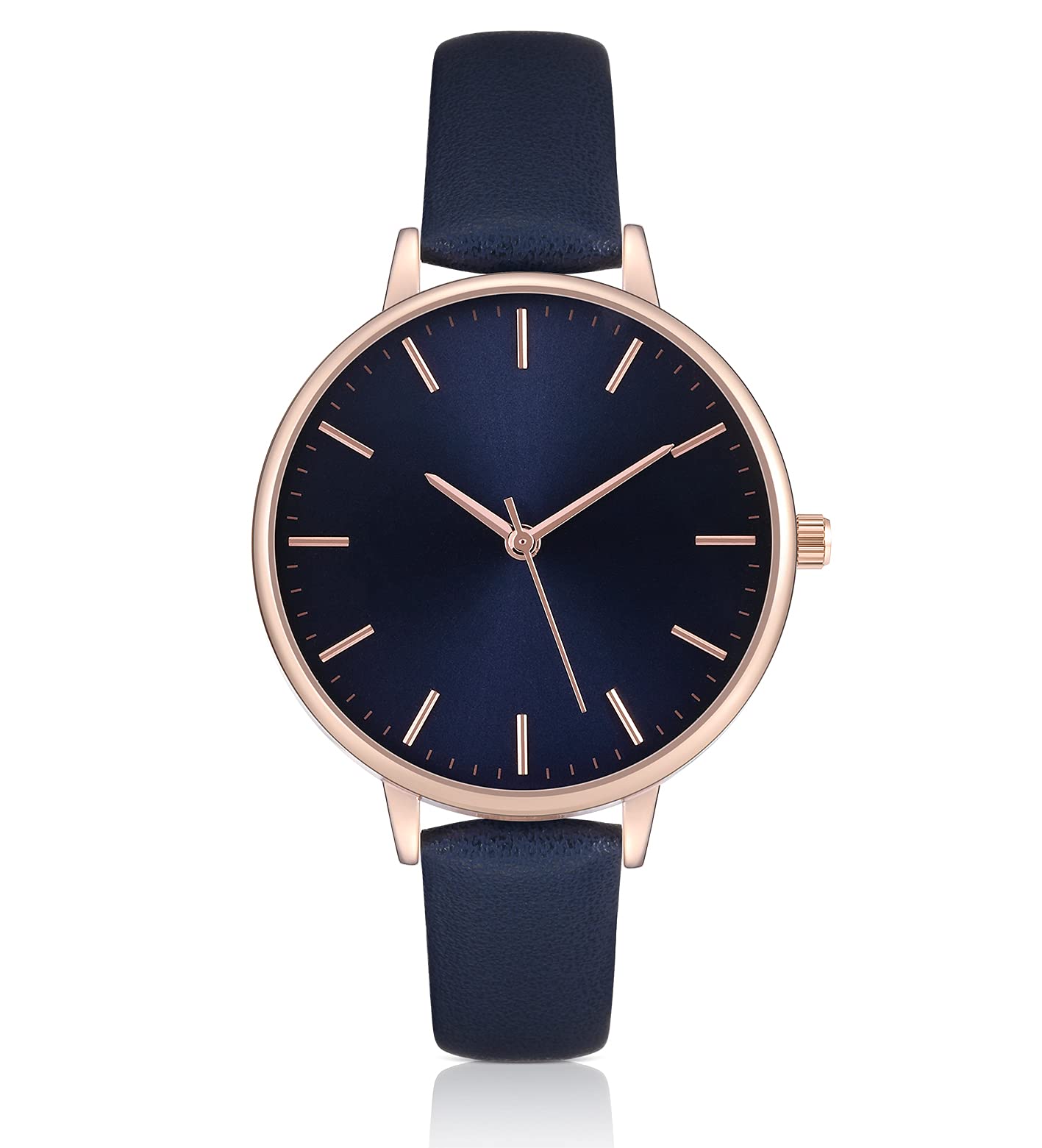 KIMOMT Damenuhren Lederband Luxus Quarzuhren wasserdichte Mode Kreative Armbanduhr für Damen Mädchen Damen