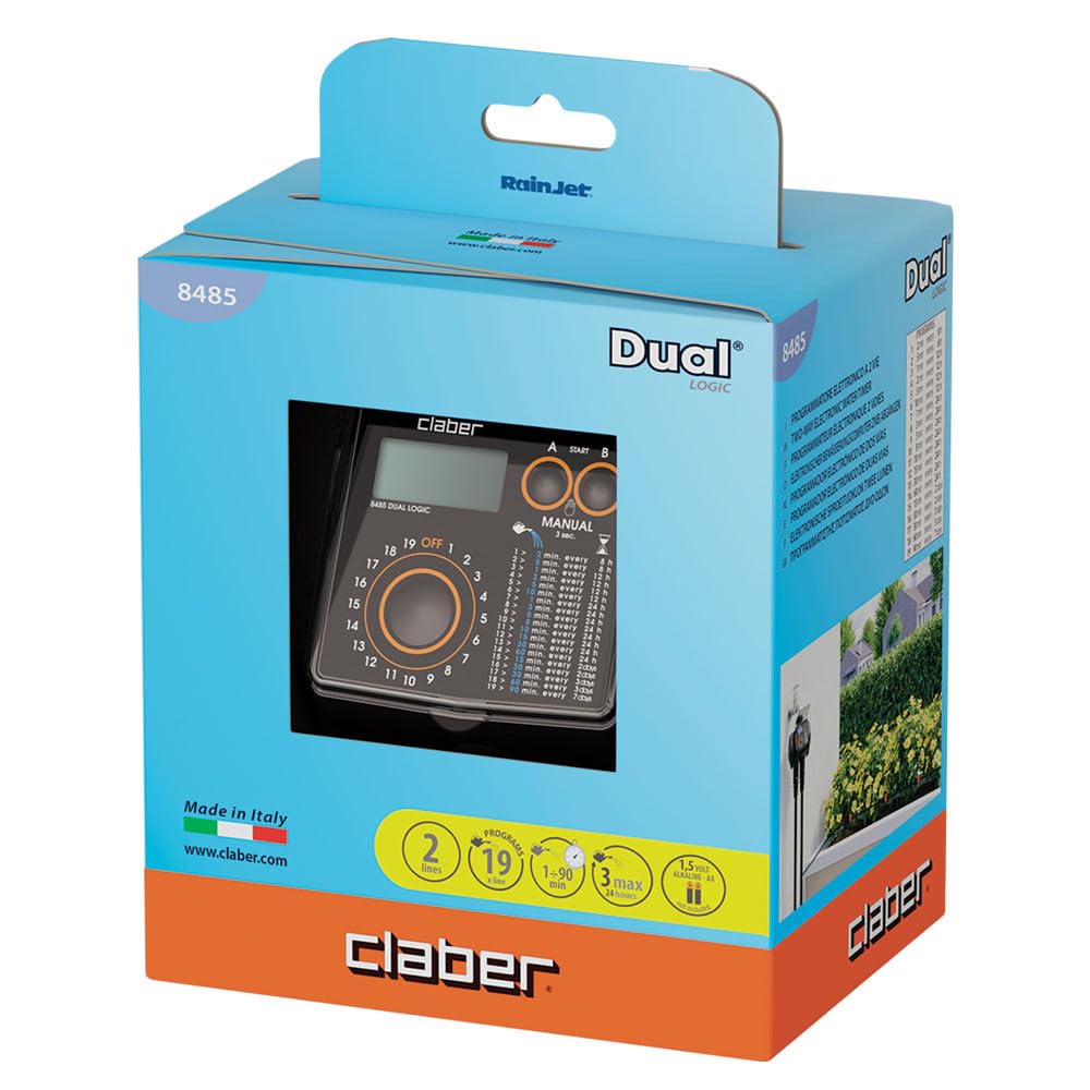 CLABER M233300 - Programador de riego Duo d84850000