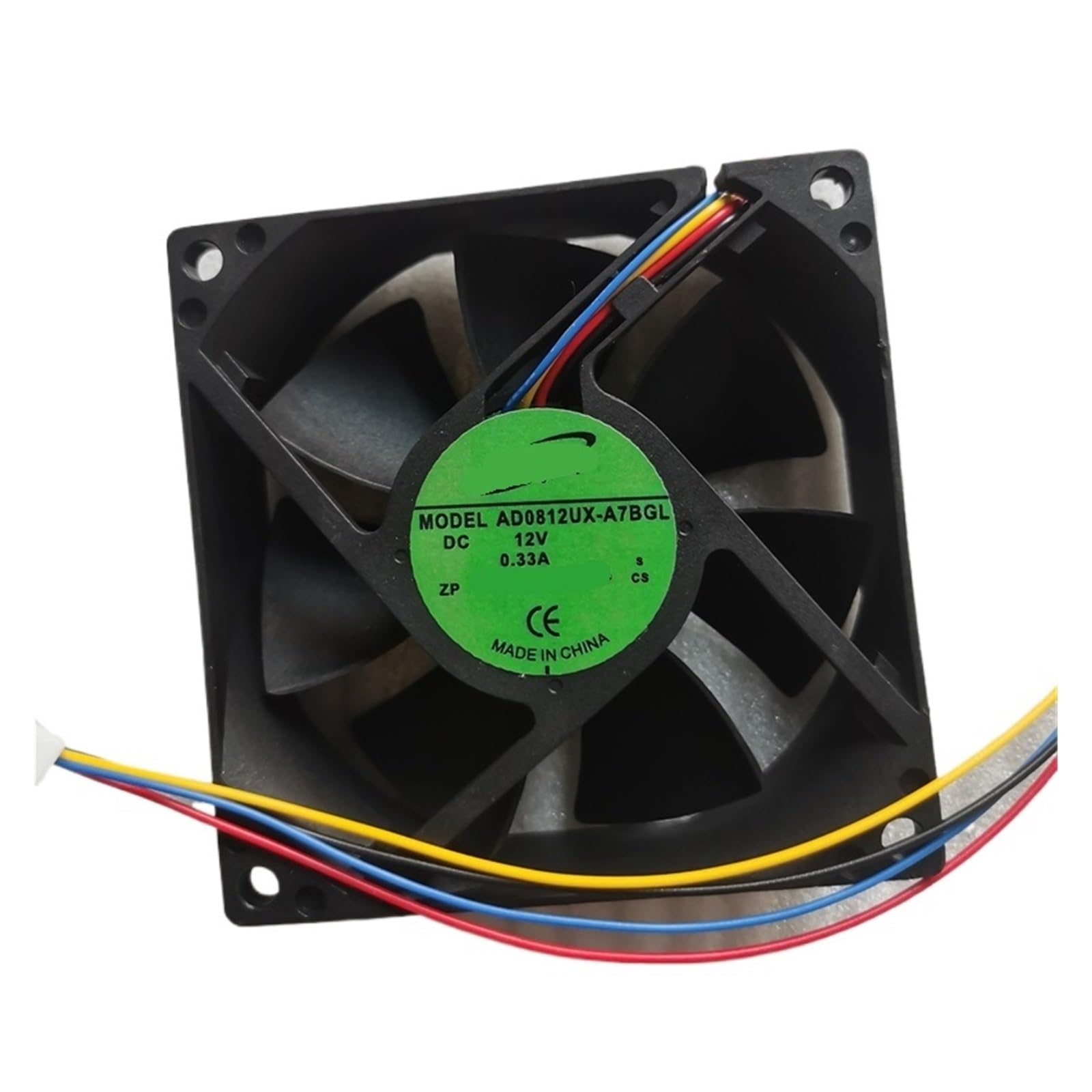 YMUGUEGH 80x80x25mm AD0812UX-A7BGL 8025 12V 4line cooling fan