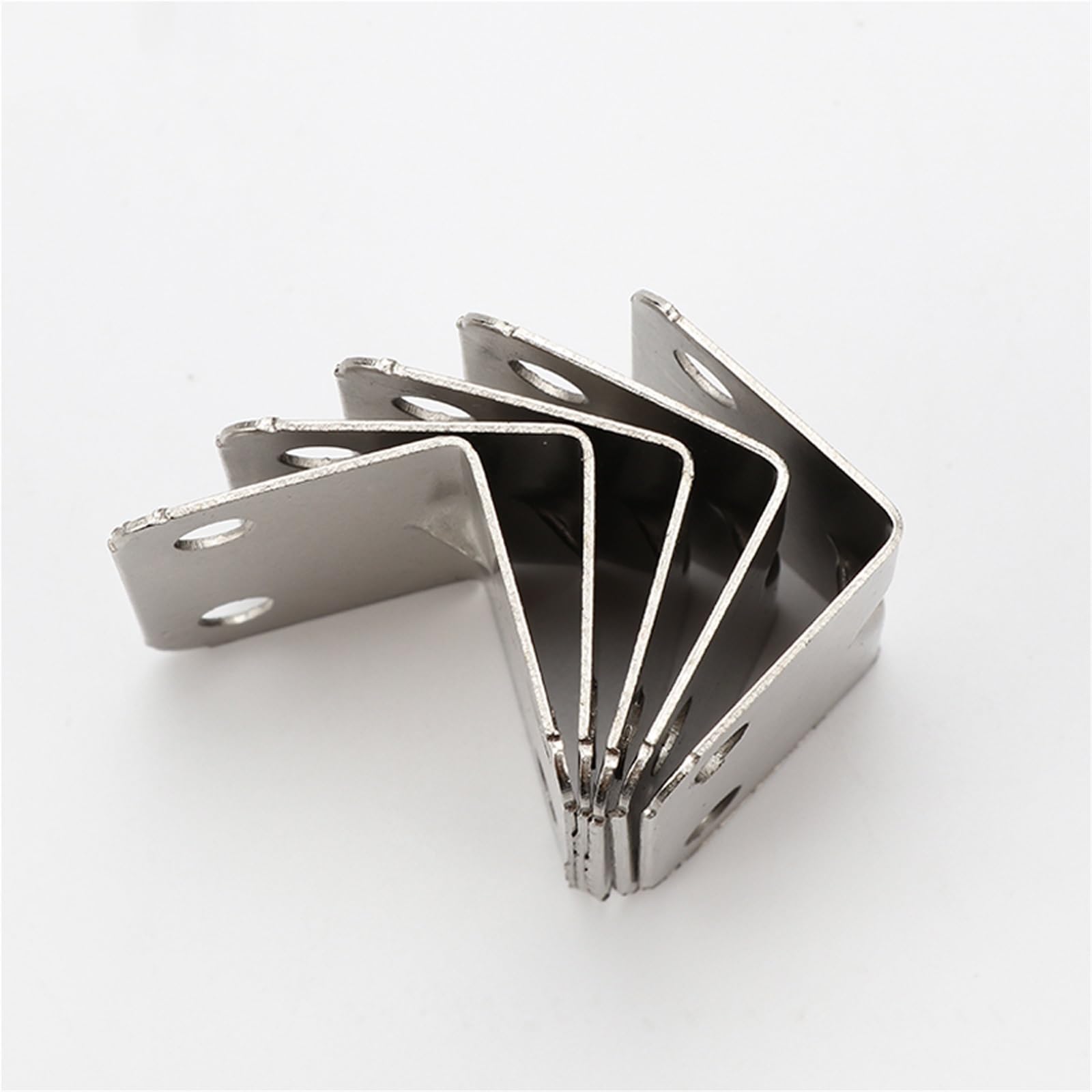 Cidegoo 10Pcs Corner Code 10/20Pcs Angle Iron Board Table, Chair, Cabinet, Wardrobe, Fixed Connector, 90-Degree Plate Bracket(10Pcs)