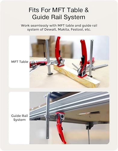 Miniatura 7 de Abrazadera de carril guía de sierra de carril de carril de carril de carril de carril de