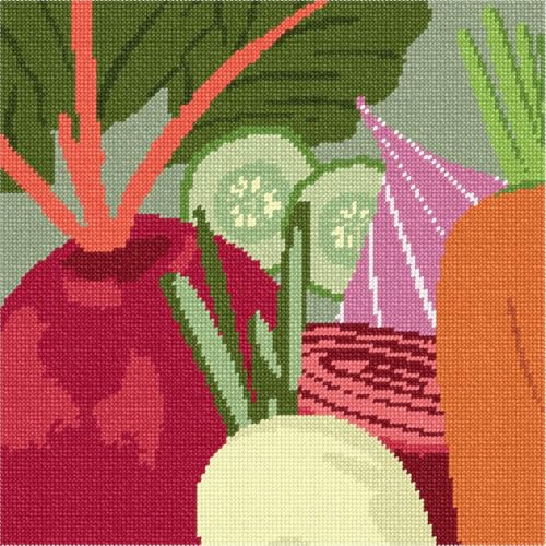 Pepita Needlepoint Canvas: Abstract Vegetables, 10