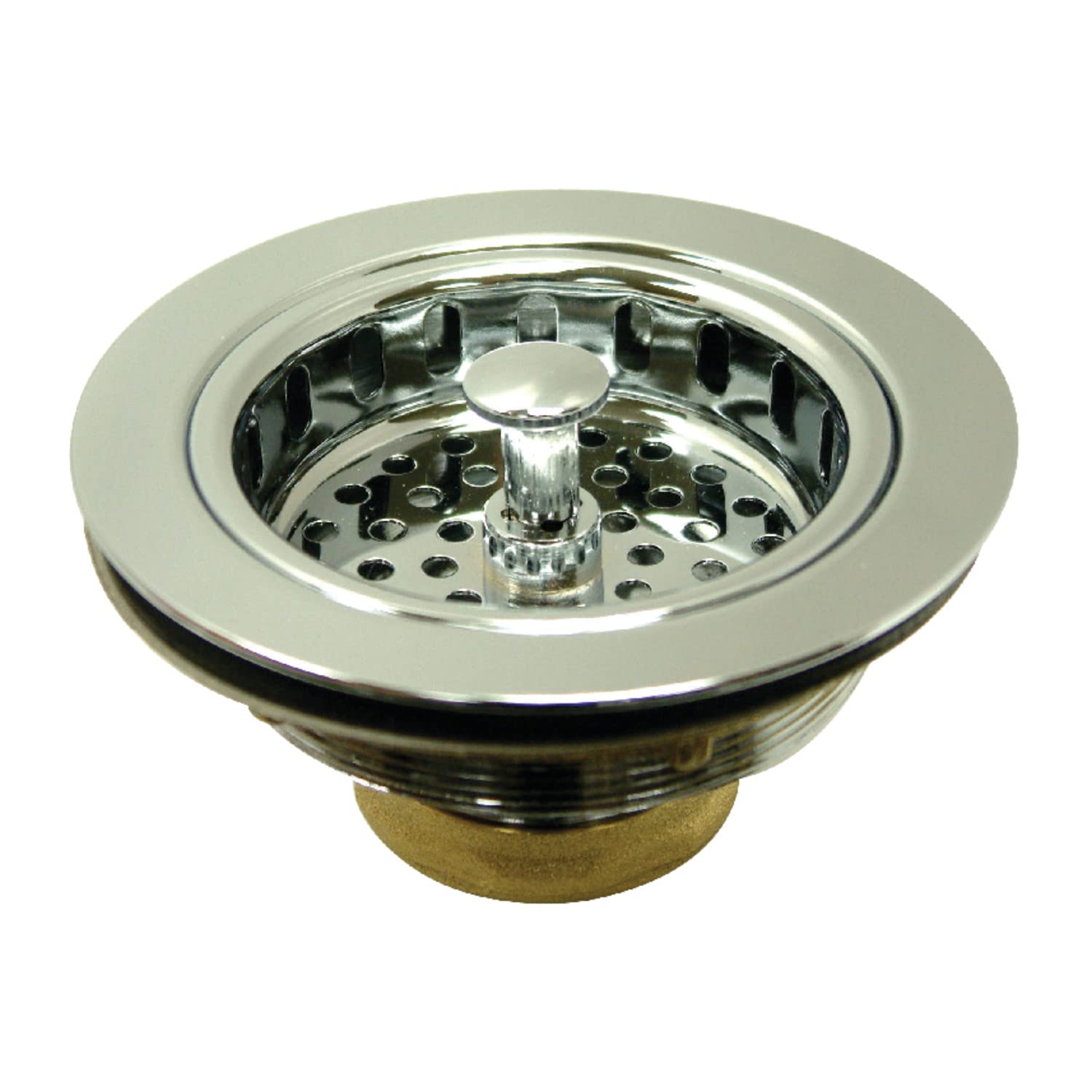 Kingston Brass KBS1001 Cast Heavy Duty Basket Strainer, Polished Chrome