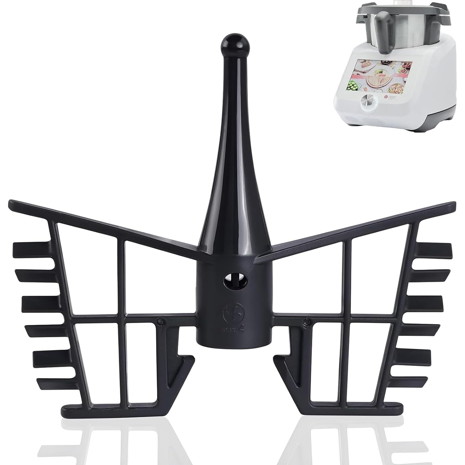 Batidor con mariposa, accesorio para batir Monsieur Cuisine Connect y Smart, accesorios Monsieur Cuisine, piezas de repuesto para procesador de alimentos, ideal para la preparación de postres cremosos