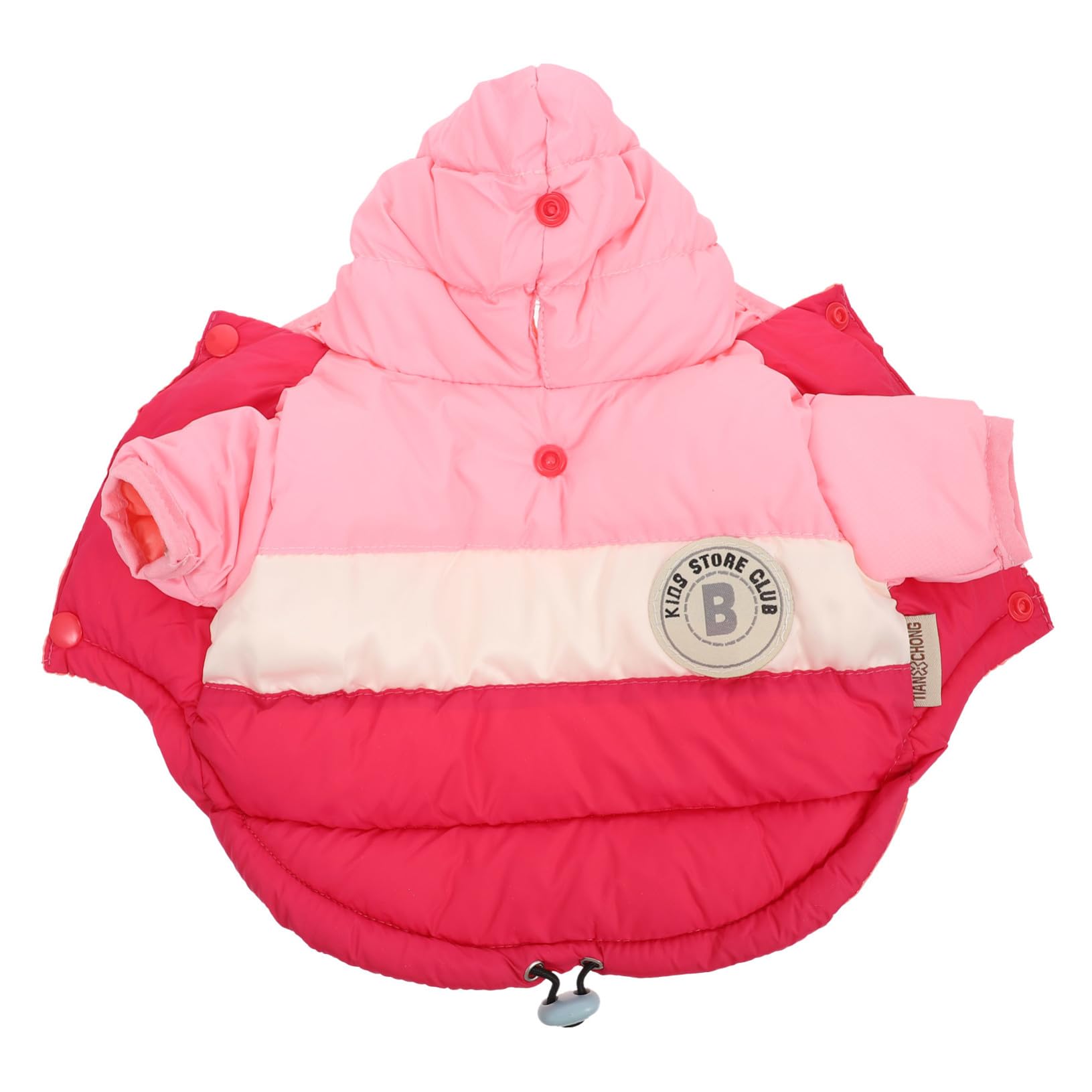 INOOMP 3pièces Gilet Doublé Duvet pour Chien Veste Hiver Réversible Coton Vêtements Chaleureux Et Élégants pour Chiens