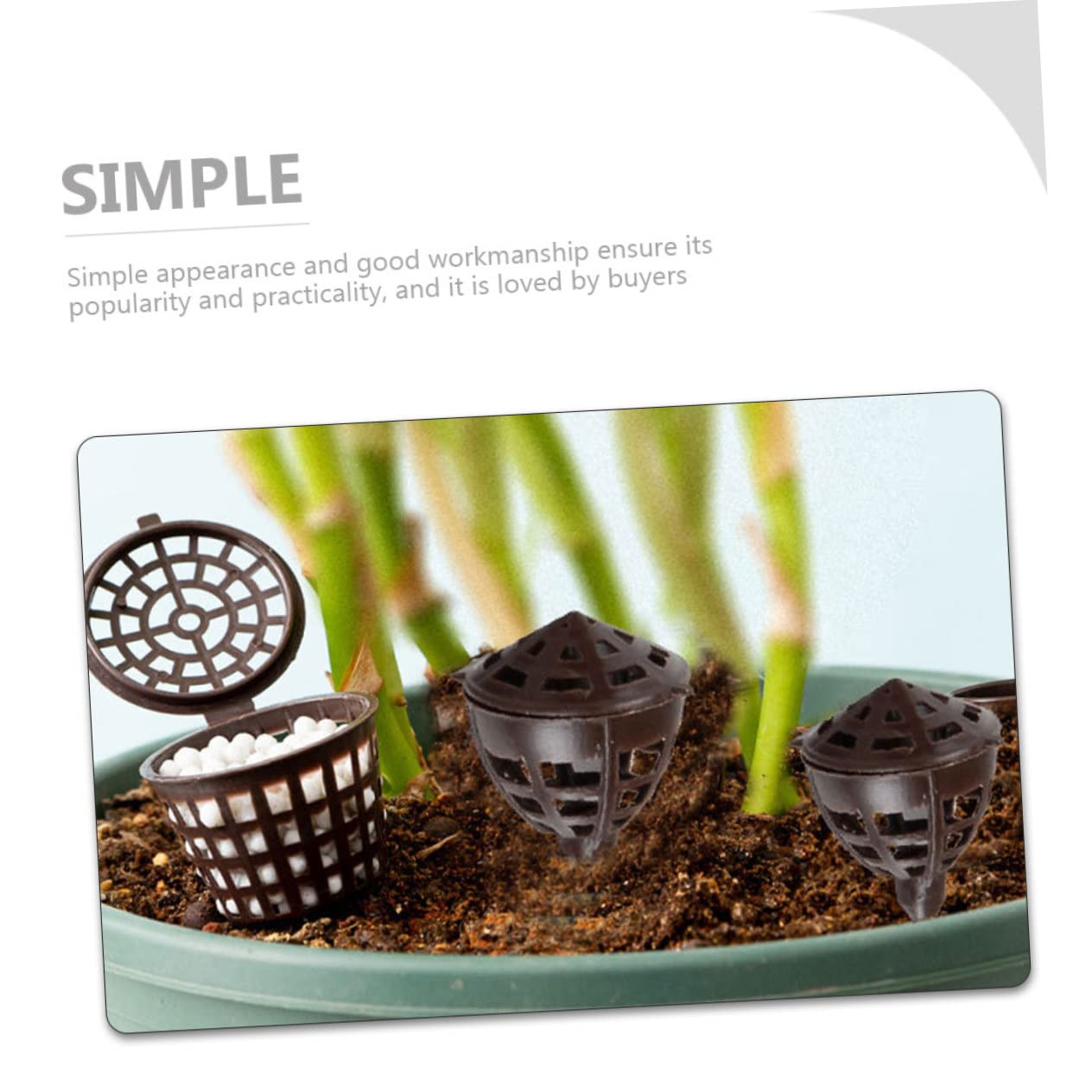 YARNOW 2 Set Scatola Di Fertilizzante Di Bollitore Giardinaggio Fornisce Fertilizzante Piante Concime Liquido Contenitore Per Fertilizzanti Da Giardinaggio Plastica 100 Pezzi * 2