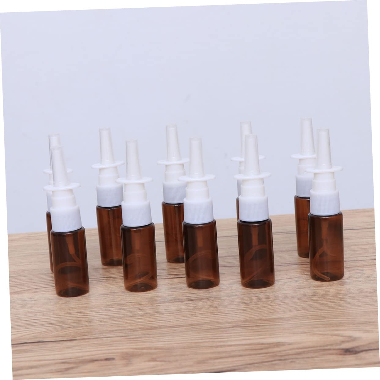 POPETPOP 100pièces Bouteilles De Spray Recharges Pet Marron Pulvérisateurs De Brume Fines Pour Voyage Et Usage