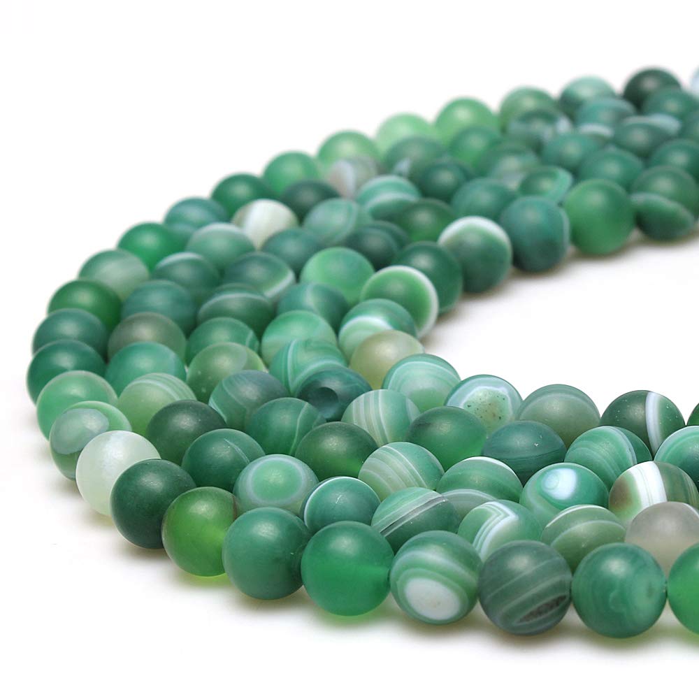 jartc Kralen voor energie, yoga-armband, doe-het-zelf, stenen kralen, mix, kleuren, watermeloen, kwarts, 38 stuks, 34 cm, 10 mm