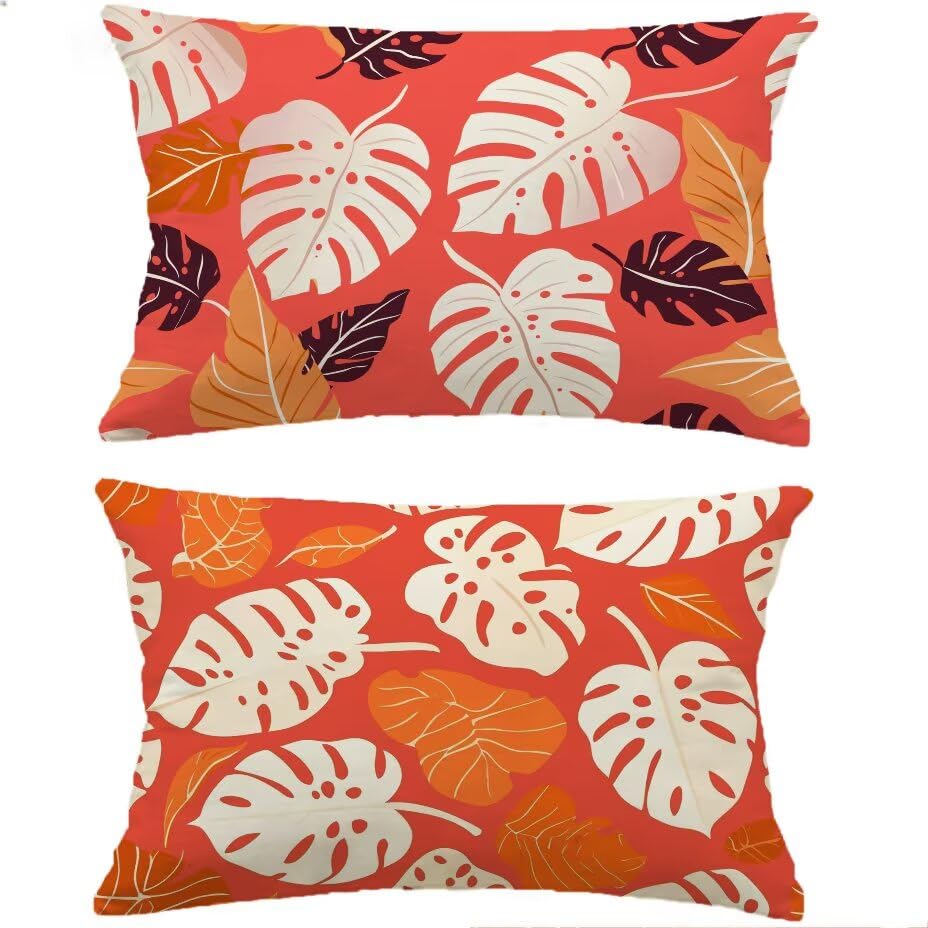 Coussin lombaire pour salon de jardin et canapé rattan balcon lot de 2