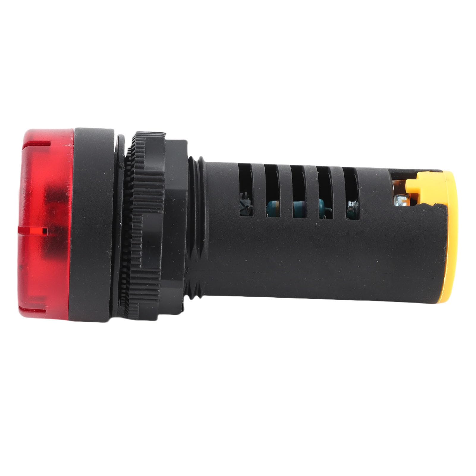 BERM® 10 Pz/Scatola LED Buzzer 22mm Diametro, AD16-22SM Indicatore luminoso rosso lampeggiante Lampada Buzzer AC / DC24V