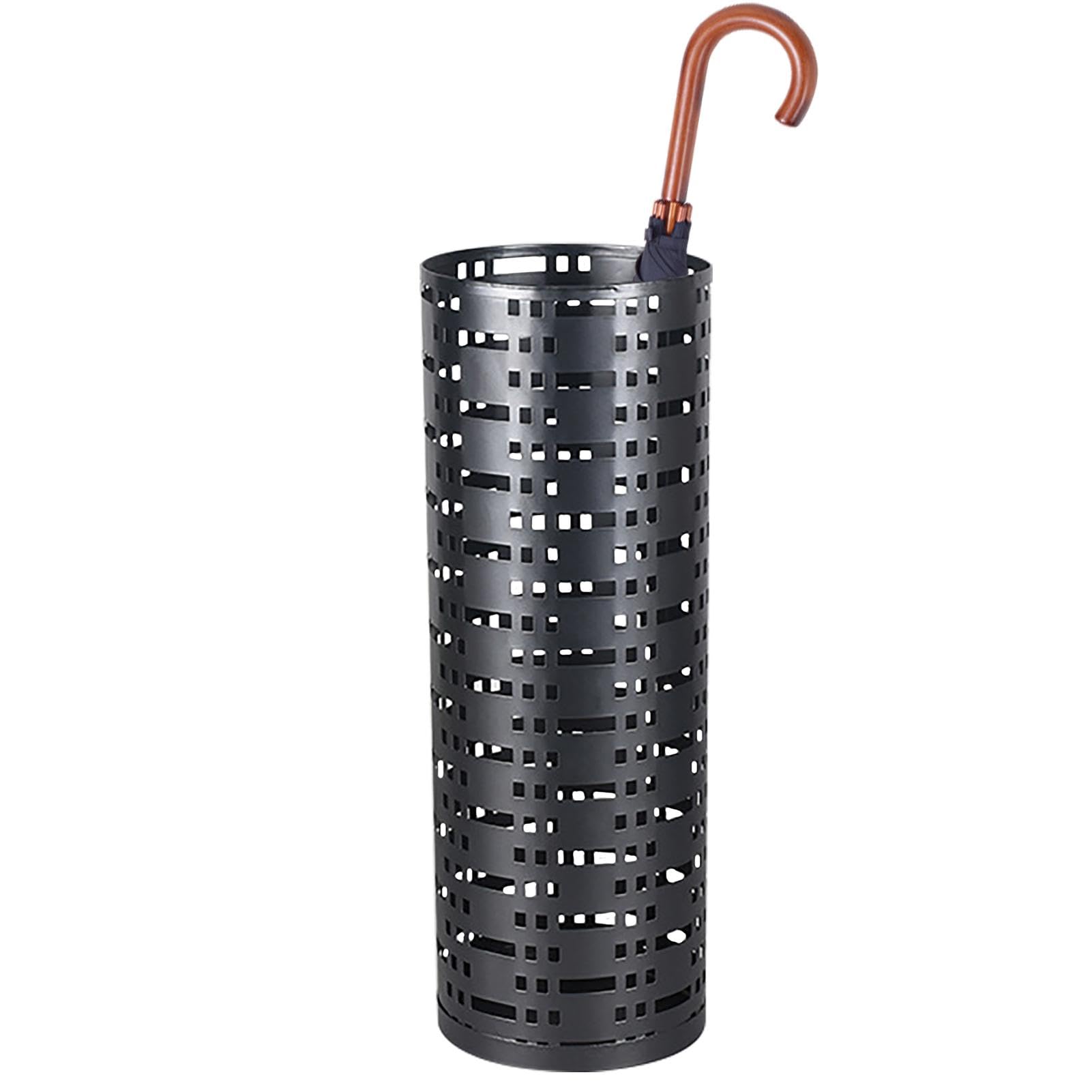 Metalowy stojak na parasol, wielofunkcyjny Sto do gazet i parasoli, elegancki design do domu i biura oraz oszczędzający miejsce Solut