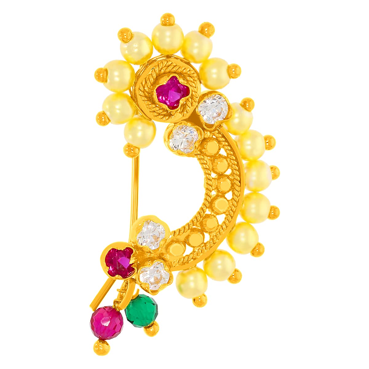 See full amazon price history chart for WHP JEWELLERS Yellow Gold Nath for Women | Maharashtrian Nath for Women | Gold Nose Nath | Gold Traditional Marathi Nath | Womens Fashion Jewellery | Great for Giftings WHP JEWELLERS Yellow Gold Nath for Women | Maharashtrian Nath for Women | Gold Nose Nath | Gold Traditional Marathi Nath | Womens Fashion Jewellery | Great for Giftings (B0C3XJBWQB) Amazon Price History, Amazon Price Tracker