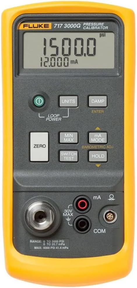 Fluke 717 3000G Pressure Calibrator, 3000 PSIG