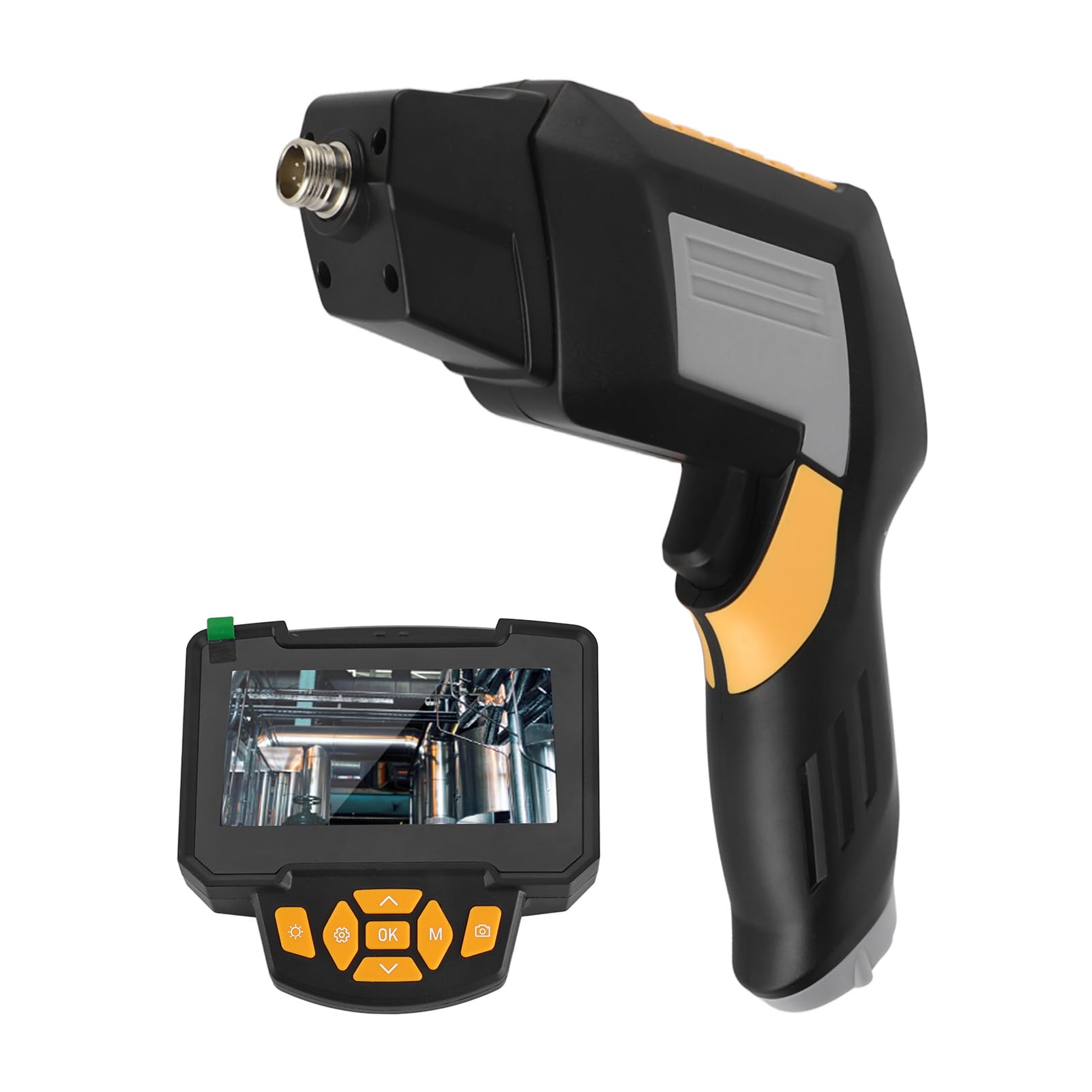 Cámara Endoscópica Industrial de Mano HD con 6 LED para Inspección Automotriz y Maquinaria Industrial LCD de 4,3" (1 m (3,28 pies))