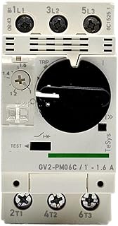 GV2-PM06C Magnetic Motor Circuit Breaker GV2PM06C 1-1.6A 3P Knob Type 1Pcs