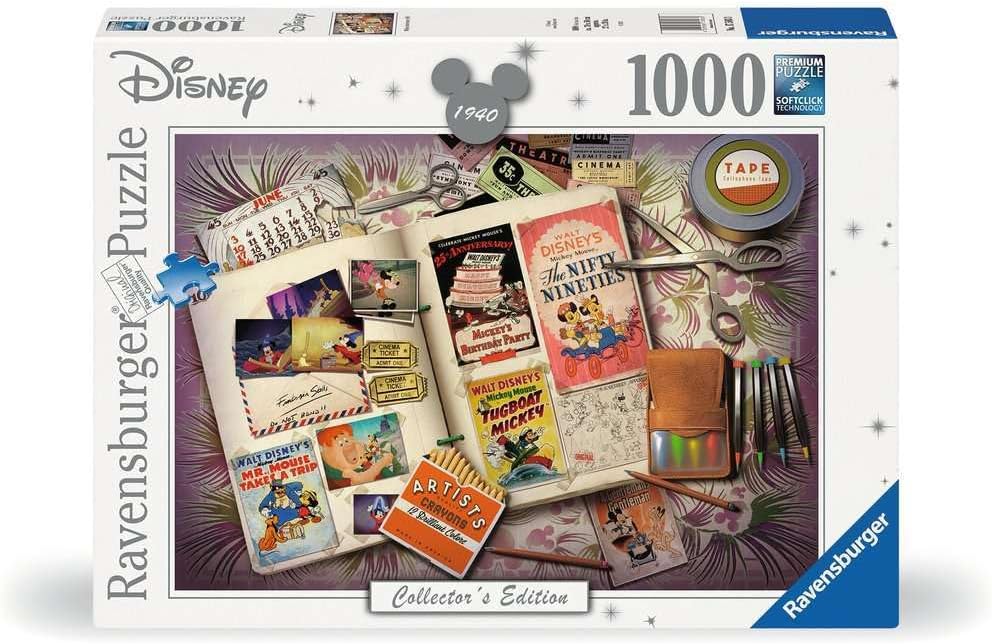 Ravensburger Puzzle 17583-1940 Mickey Anniversary - 1000 Teile Disney Puzzle für Erwachsene und Kinder ab 14 Years
