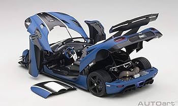 Amazon | AUTOart 1/18 ケーニグセグ One:1 マット・ブルー/カーボン