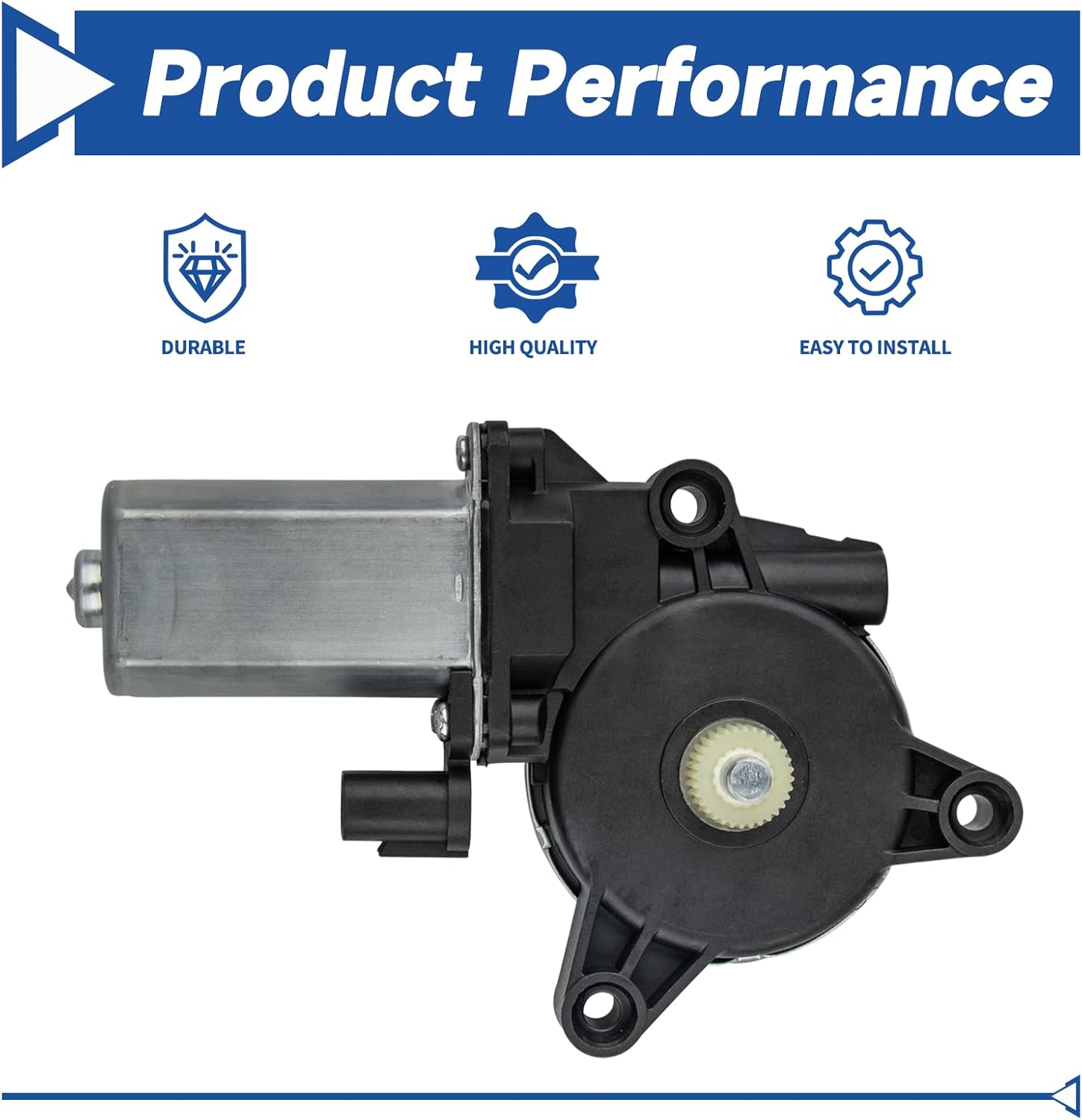 Obaee Power Window Lift Motor Rear Right Passenger Side Compatible with Hyundai Tucson 2016 2017 2018 2019 2020 2021, with 2 Pin Plug, Replace 83460-D3000, 83460D3000