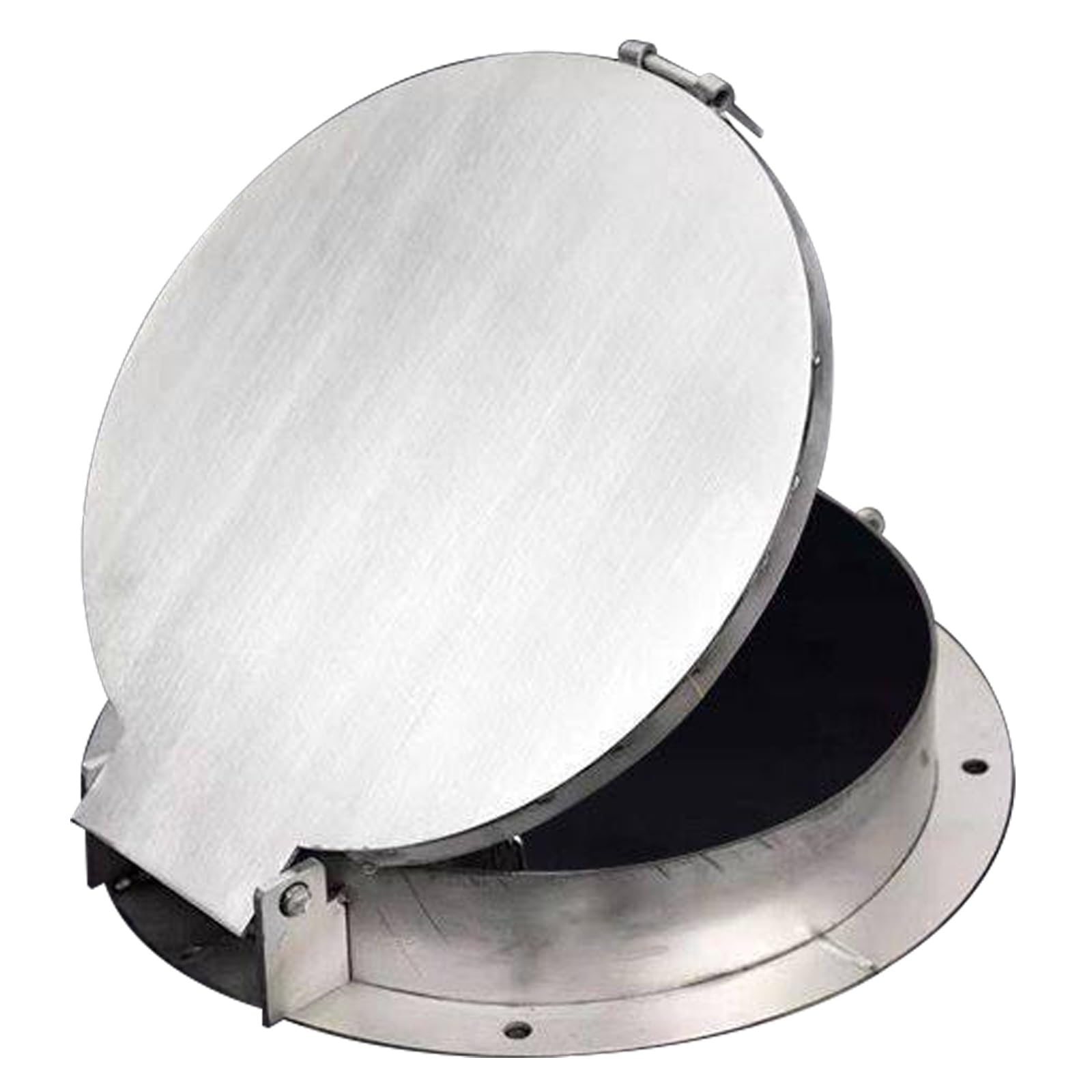GJMSSMY Lockable Manhole Cover & Septic Tank RisersSecure BoltLid Sewage Tank Cover Polished Finish50cm/20in Ideal for Courards and Outdoor Use