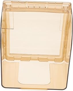 Yardwe Interruptores De Caixa Tampas De Tomada De Plástico Protetor De Receptáculo De Banheiro Tampa De Tomada Para Melhoria Da Casa Tampa De Tomada De Parede Caixa De Tomada De Banheiro