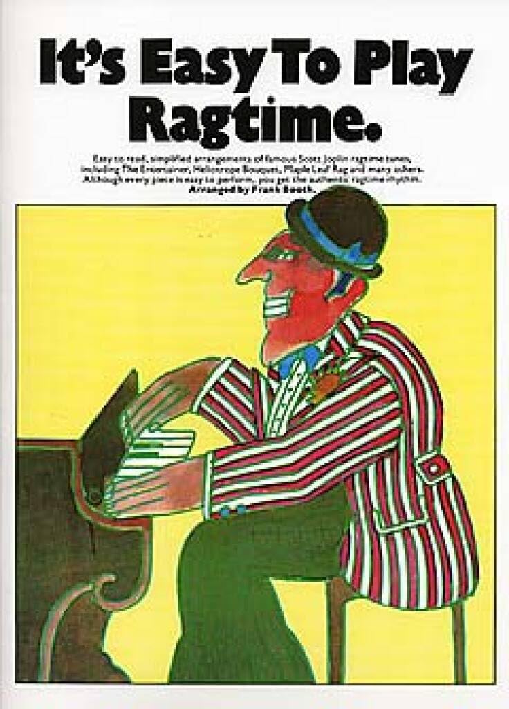 It's Easy To Play Ragtime Scott Joplin Book [Softcover] Piano Music Sales