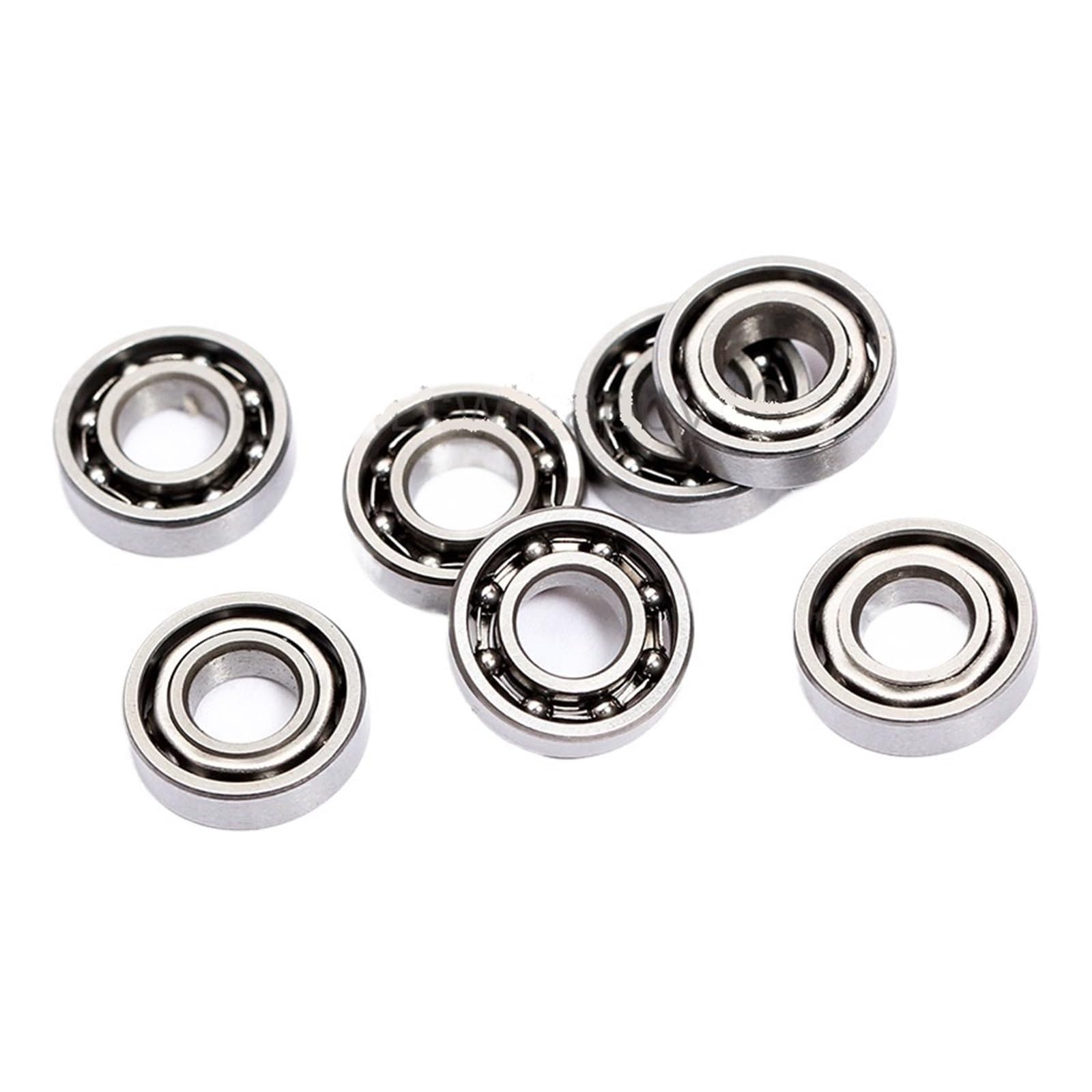 WTEPNQQDI 50pcs 697 Open Ball Bearings ABEC-3 7x17x5mm Miniature