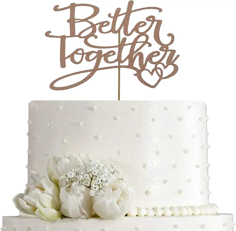 Better Together Cake Topper - Bridal Shower, Mr...