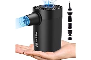 HIGH OUTPUT AIR PUMP: Portable, Powerful, & Versatile