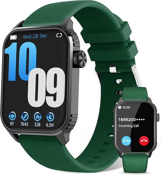 Smart Watch for Men, 120+ Sports Modes Smartwatch with 1.83" HD Touchsreen, Sleep Monitor, IP67 Waterproof, Bluetooth Call & Music Control Fitness Watch for iPhone/Android - 1