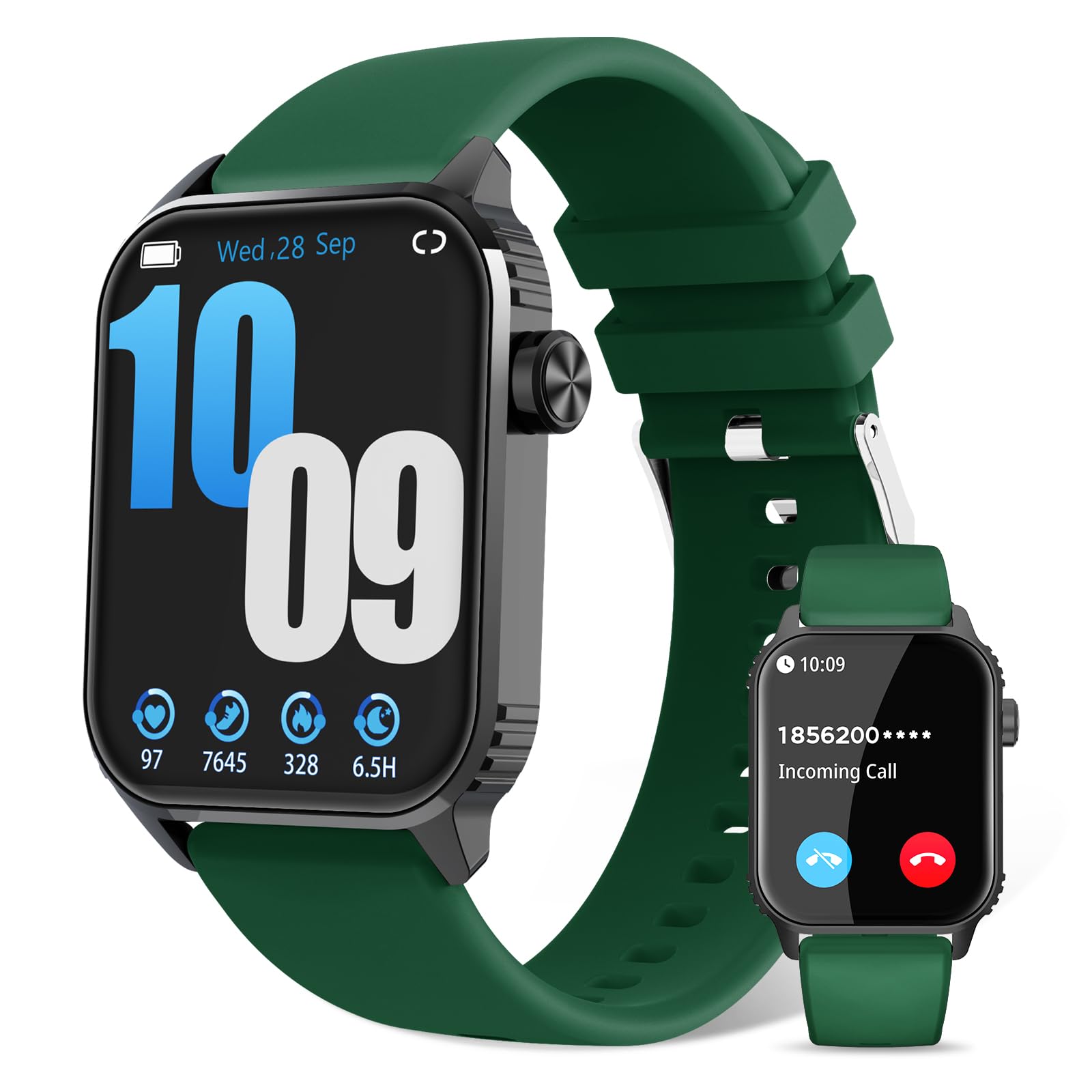 Smart Watch for Men, 120+ Sports Modes Smartwatch with 1.83" HD Touchsreen, Sleep Monitor, IP67 Waterproof, Bluetooth Call & Music Control Fitness Watch for iPhone/Android