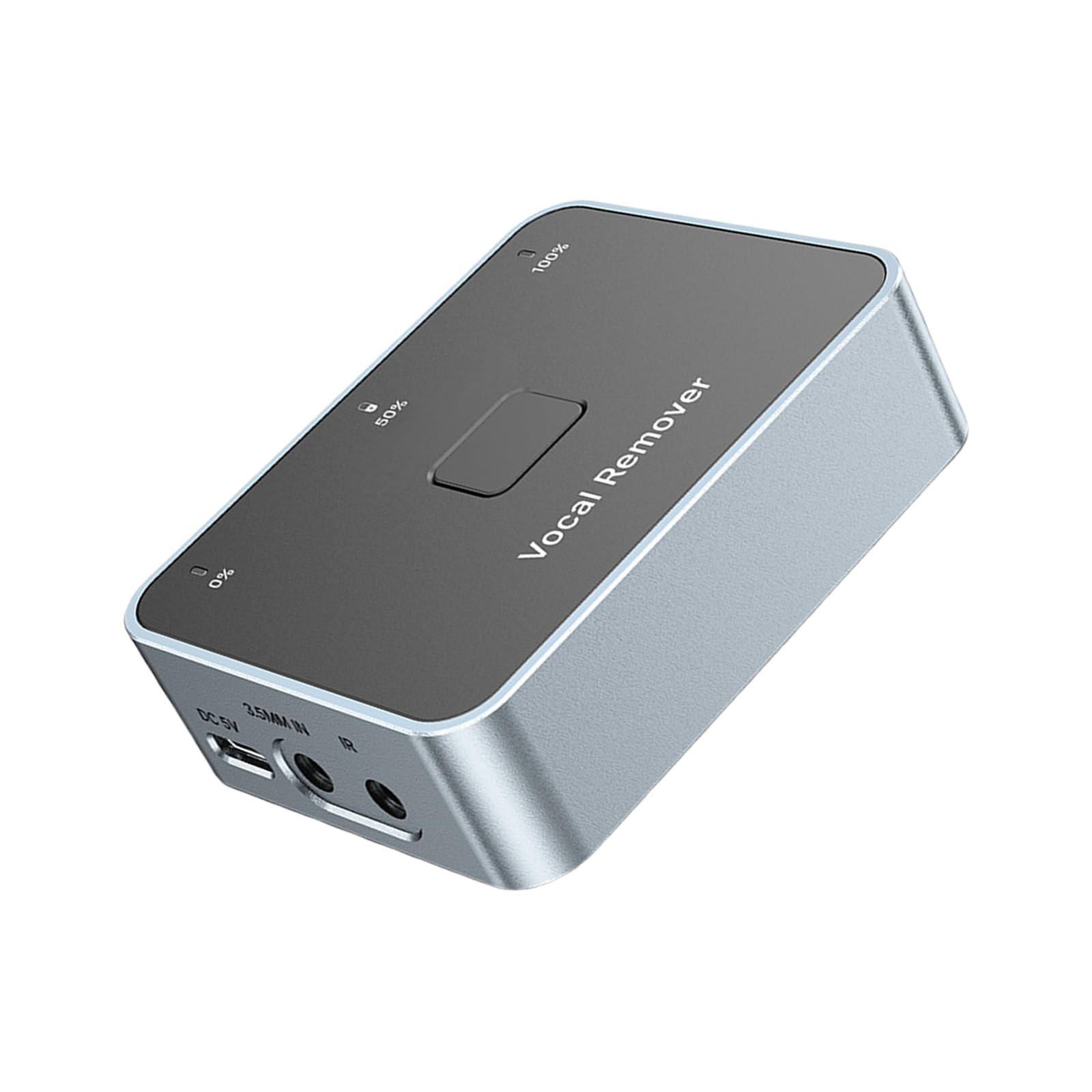 Convertitore audio professionale da 3,5 mm a 6,35 mm per rimozione vocale con multimodale e posizione LED indica per karaoke suono vocale eliminazione