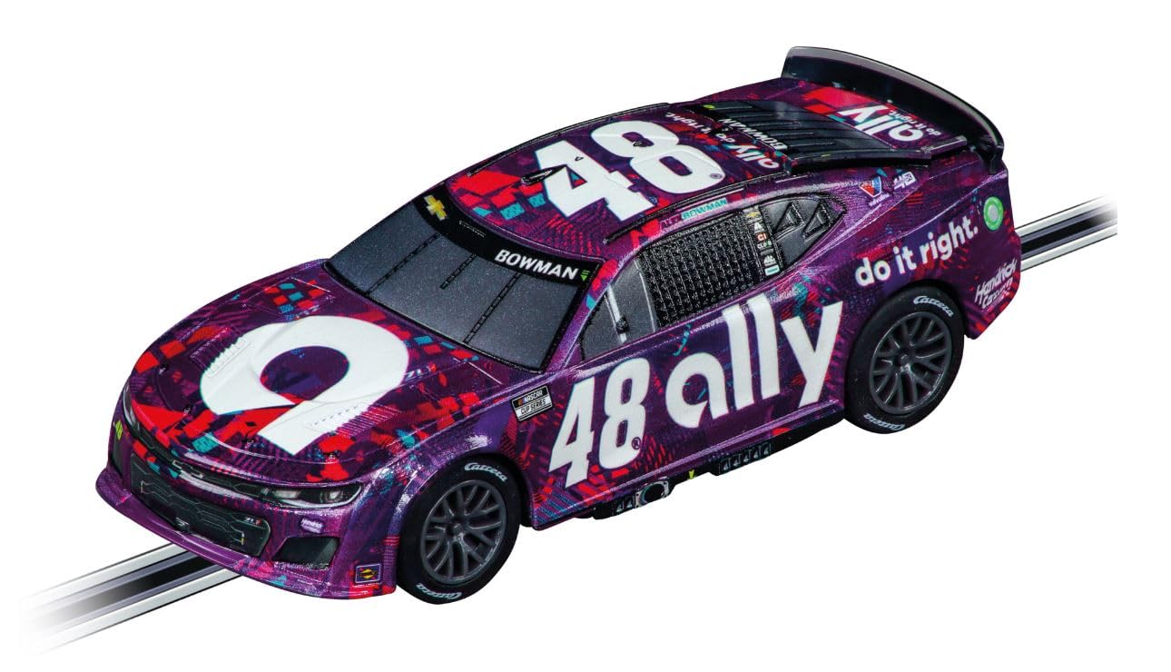 Carrera GO!!! 20064268 NASCAR Camaro NextGen ZL1 Hendrick Motorsports Alex Bowman No48 I 1:43 Scale Slot Car I With Original License I Suitable For Ages 6 Years+