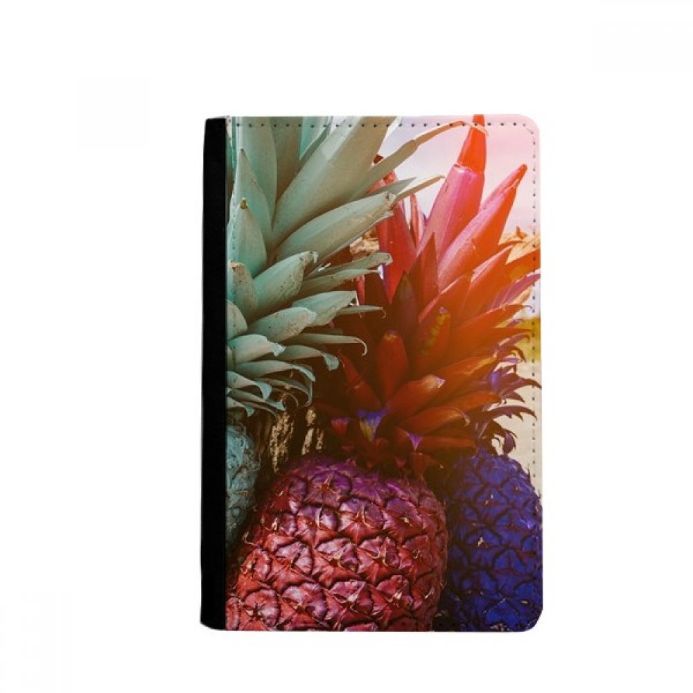 DIYthinker Fresh Early Morning Pineapple Fruit Passport Holder Notecase Burse Wallet Cover Card Purse