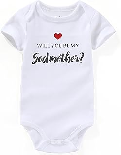 will you be my godfather proposal Baby Clothes godparents from godchild