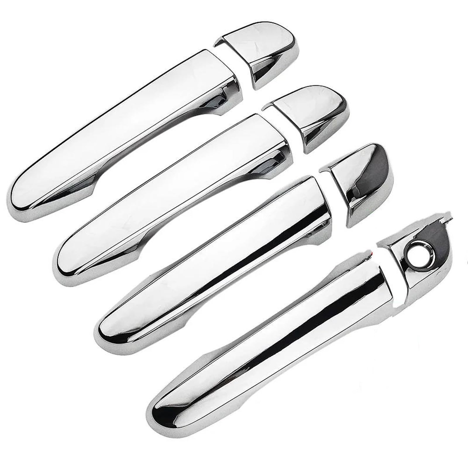 YSDSLS Sleek Door Handle for Hyundai for Creta IX25 2016-2018 Chrome Side Door Handle Cover Door Handle Bowl Frame Cover Trim Auto Part