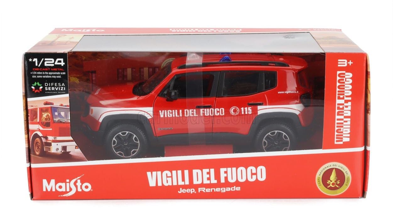 Modellino Jeep Renegade 2014 Maisto - Scala 1:24, Portiere Apribili, Per Collezionisti E Appassionati - Foto 13