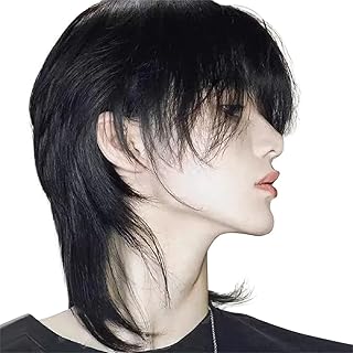 ウルフカット ウィッグ ショート レイヤー 短髪 かつら ゆるふわ お洒落 男性 原宿 少年感 COS 男女兼用 自然 小顔 耐熱 フルウィッグ 学園祭 撮影用 日常