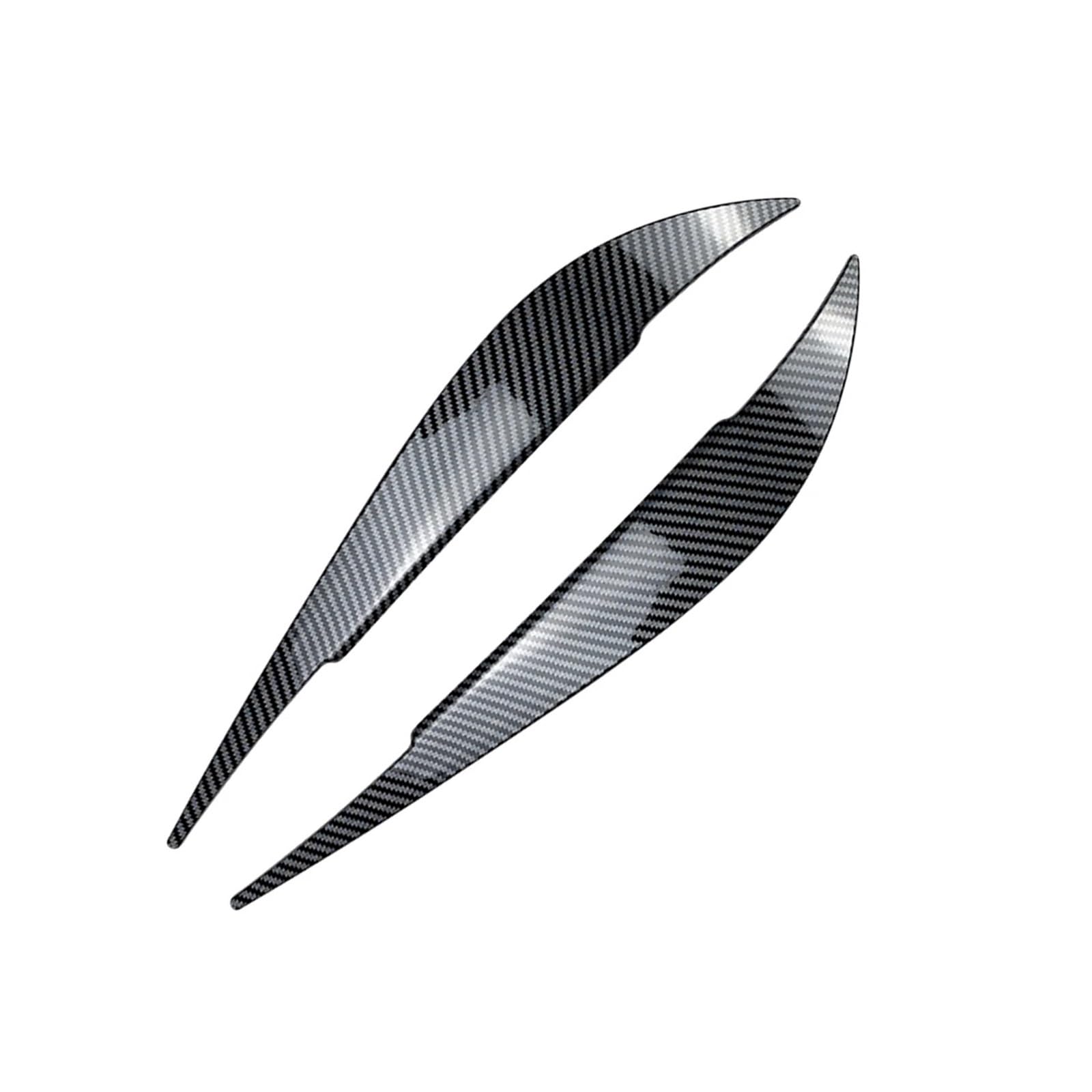 Naklejka Na Przednią Lampę Samochodową, Osłona Reflektora, Brwi, Wykończenie, Compatible With Serii 4 F32 F33 F36 2014-2020(Carbon Fiber Look)
