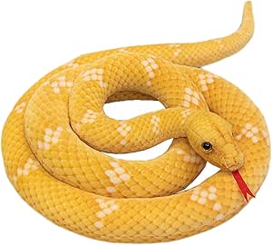 Amazon.co.jp: Anaconda Snake Plush, 75-Inch Long Stuffed Animal ...