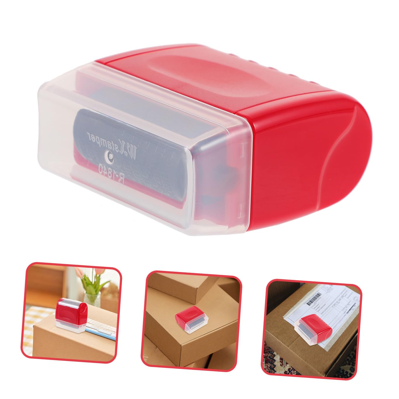 SHINEOFI 5piezas Sello De Privacidad Multifuncional Roller Sello De Protección De Identidad Compacto Para Documentos Personales y Facturas