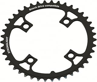 Stronglight Plateau VAE PCD 104 Brose et Bosch 1ère et 3ème Générations 44 Dents Adulte Unisexe, Noir